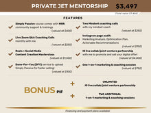 Load image into Gallery viewer, SIMPLY PASSIVE Package - Private Jet Class