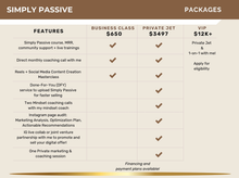 Load image into Gallery viewer, SIMPLY PASSIVE - Designed with YOU in mind - Webinar DR SPECIAL
