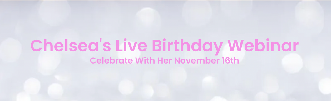 Live Birthday Webinar